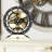 Desk wooden Clock Round 10 inches with Real Moving Gears (Transformable into a Wall Clock - detachable base) Canada Collection-1049897920