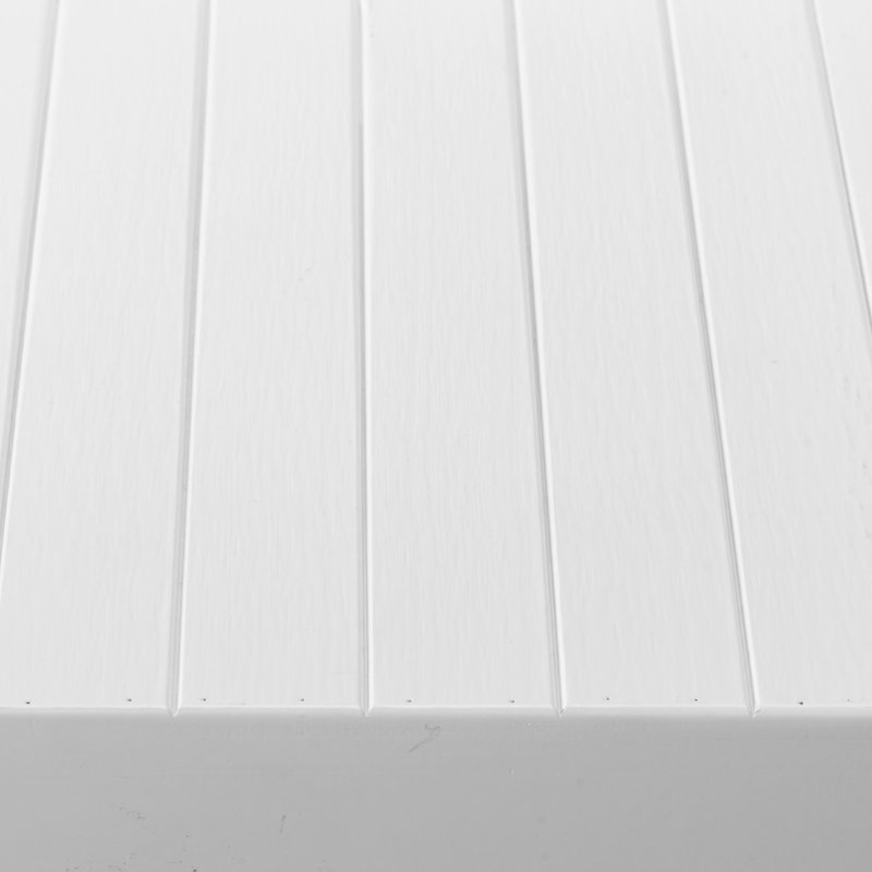 Range-chaussures en bambou sans soudure 27,6 po, Blanc