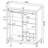 Sliding Door Bar Cabinet