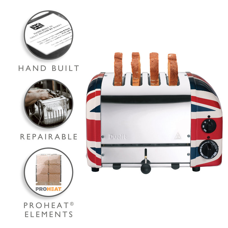 Dualit Union Jack Classic 4 Slot Toaster