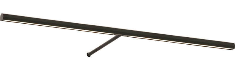 Plural Faceted Picture Light, 0.7" H x 24" W x 8.9" D, Bronze, 17.4