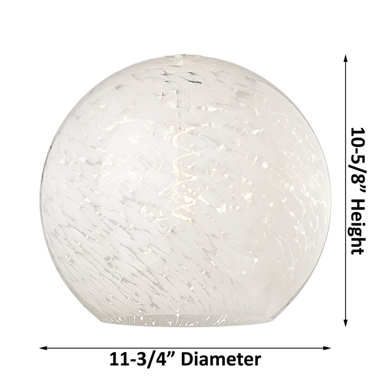 Luminaire suspendu 1 lumière Ivana, Laiton brossé, H 13 po x l 12 po x P 12 po