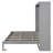Queen Size Murphy Bed Wall Bed Modern Design With LED Lights-110899339