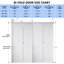 Porte de placard pliante cintrée, apprêtée blanche, 72 po L x 80 po H, âme pleine, avec trousse de quincaillerie d'installation-117228062-117228065