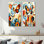 Ensemble de 2 décorations murales Mid-Century Butterfly Journey - Wildlife