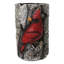 Figurine oiseau rouge chanteur Cardinal rouge