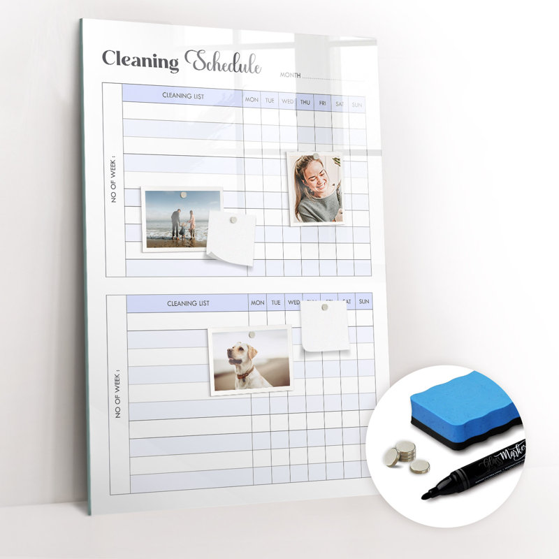 Magnetic Glass Dry Erase Board