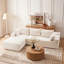 Canapé modulaire Cloud avec méridienne en forme de L, canapé rembourré minimaliste moderne pour le salon, canapé d'angle à assise profonde, aucun assemblage requis-133038800