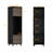 2-Door 5-Shelf Bathroom Storage Cabinet With LED Lights And Glass Shelves