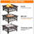 Pridgen Outdoor Square Fire Pit with Poker-905968999-815922665