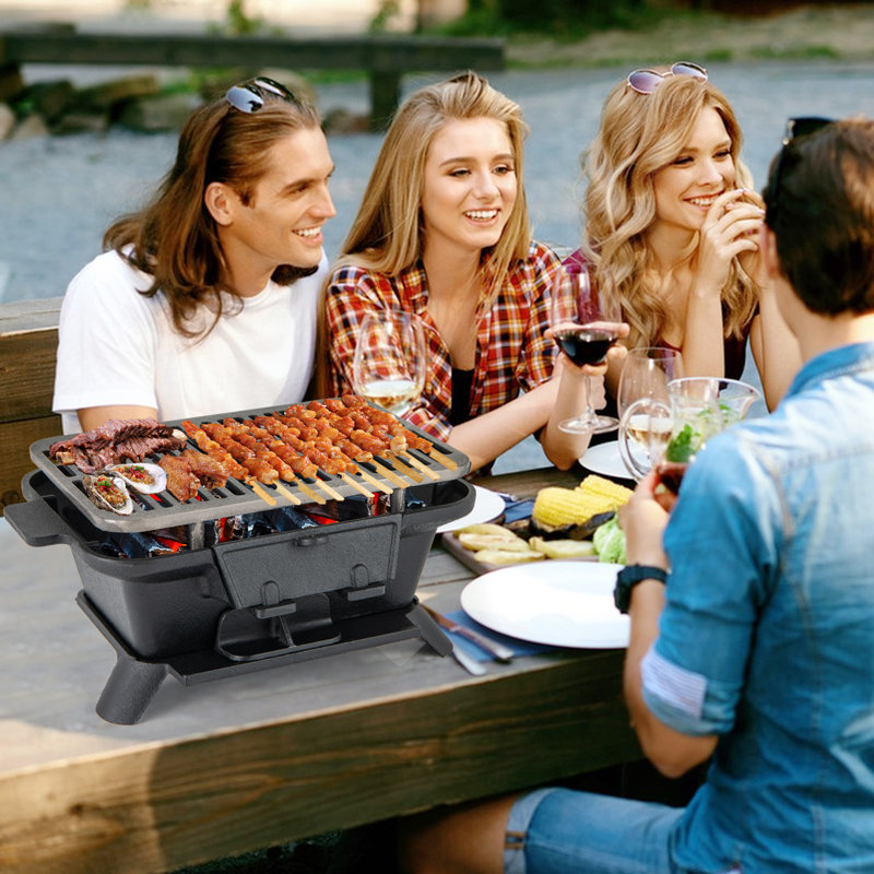 Costway 38cm W Portable Charcoal Grill