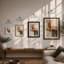Geometric Balance Minimalist - Framed Print-1503636738-1503636739