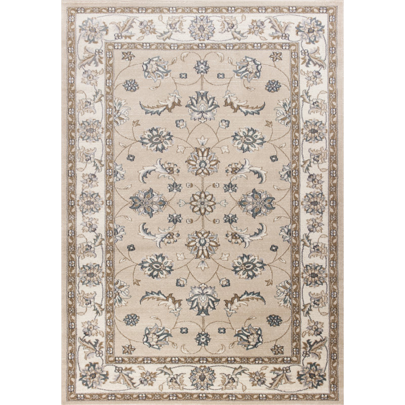 Arnot Indoor Rug, Rectangle 3'3" x 5'3", Beige/Ivory