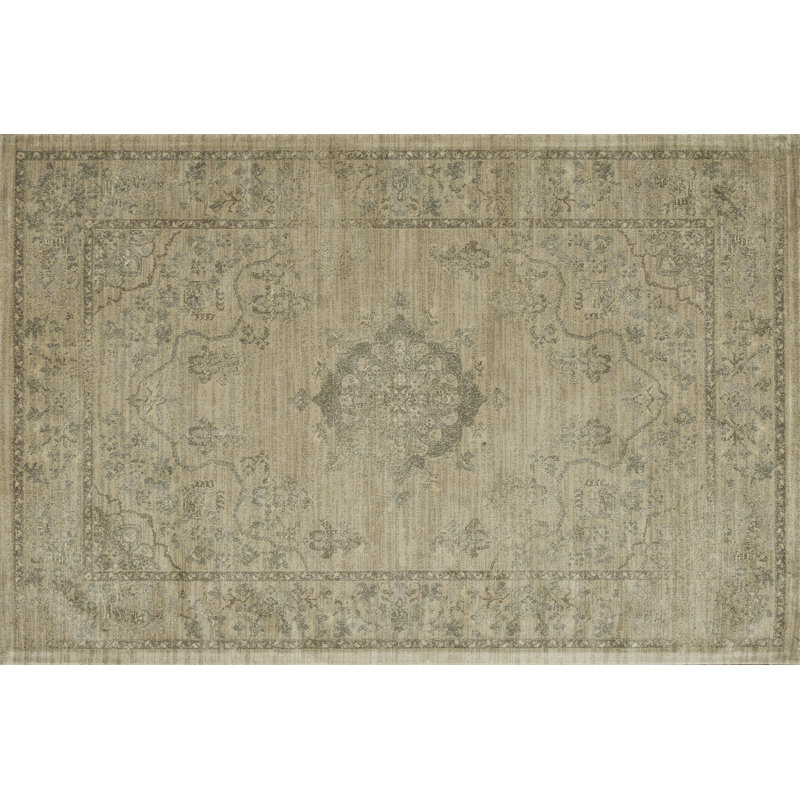 Viscose Oriental Indoor Rug, Rectangle 3'3" x 5'3"