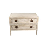 Lewis 2 - Drawer Solid Wood Nightstand