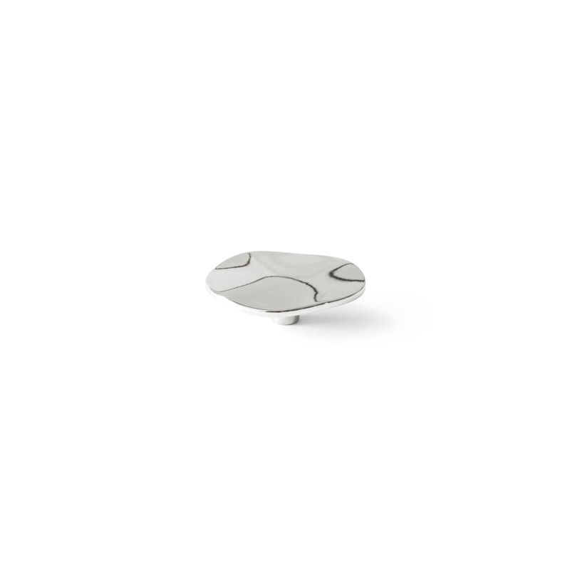 Ripple Hardware Knob, Silver, 2.5" / Large