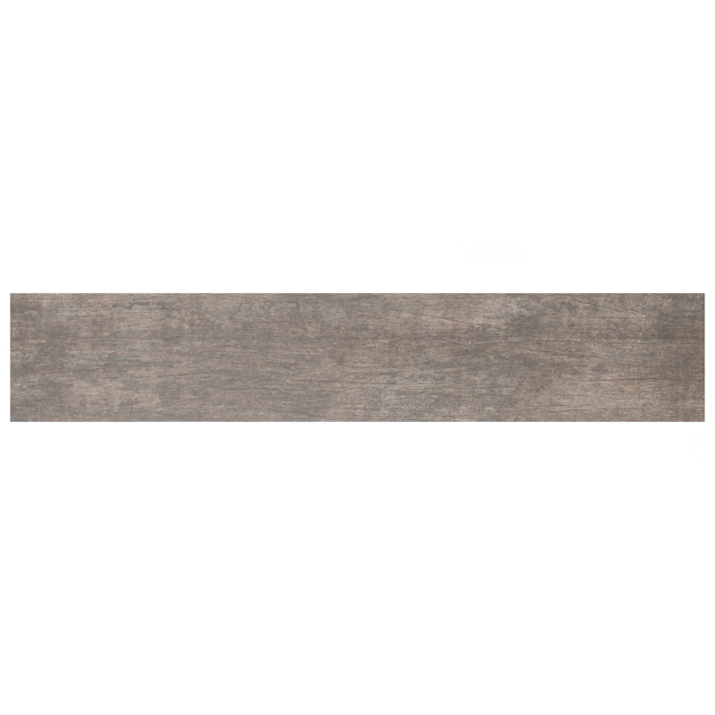 Cava 6" x 32" Porcelain Wood Look Singular Floor and Wall Tile, Bobal