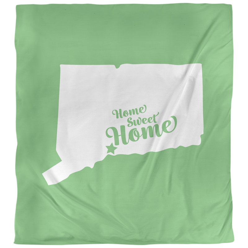 Housse de couette home new refuge, Housse de couette pour très grand lit, Vert, Polyester brossé