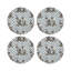 Sous-verres ronds en cuir Regal-119015333