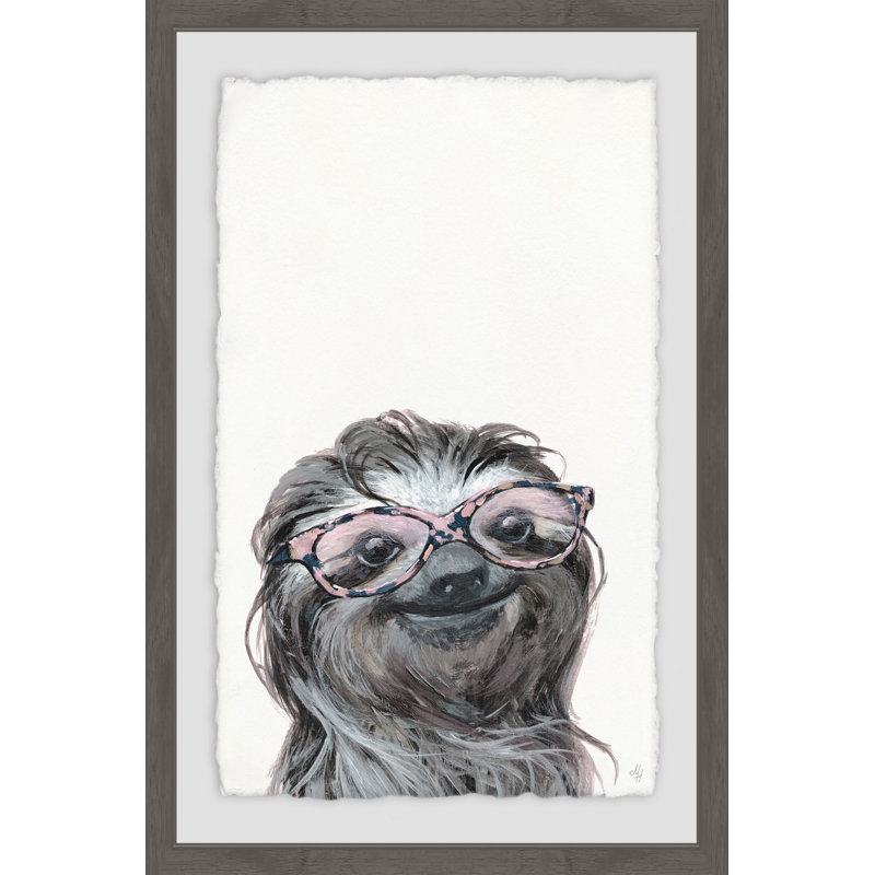 «Fgg Shaggy Sloth», reproduction encadrée, H 18 po x l 12 po x P 1,5 po
