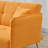 70-Inch Teddy Fleece Sofabed, Convertible Futon Sofabed With Adjustable Arms And Backrest, Modern Love Sofa For Living Room And Bedroom.-76107814