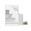 Lit superposé à escalier avec tiroir de rangement et lit gigogne Keaire-1144493085-1144493087