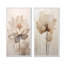 Beige Lotus Reflections - Lotus Canvas Wall Art Set Of 2-250092405-250092404