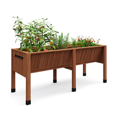 Wood Raised Garden Bed