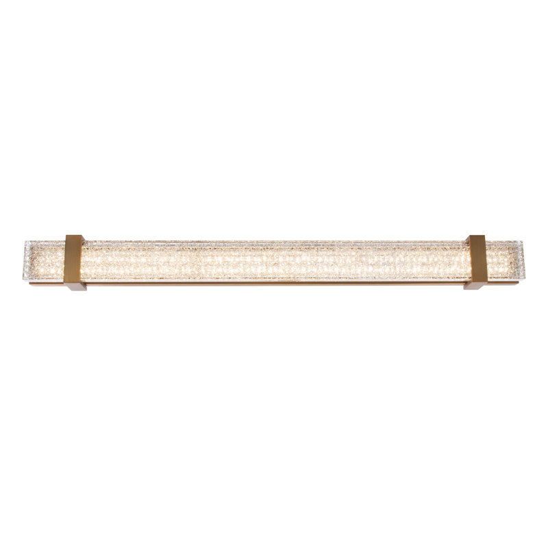 Verandah 1 - Light LED Vanity Light, Aged Brass