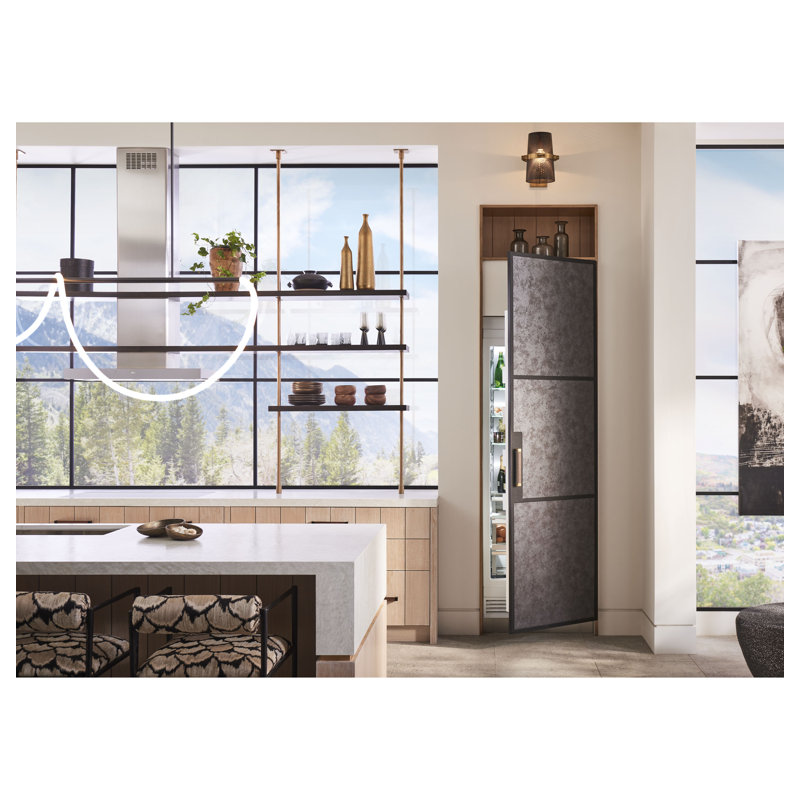 Monogram Premium Column Pair: 24" W Freezer Column + 30" W Refrigerator Column, Panel Ready, Yes