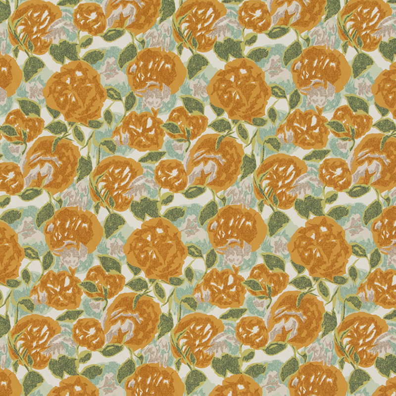 Epicurean MP Fauve Grove Cotton Blend Fabric, Butternut