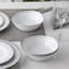 Bols à soupe en colonnade argentés Noritake, 7 po, 20 oz