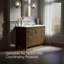 Meuble-lavabo avec lavabo et comptoir en quartz Kresla