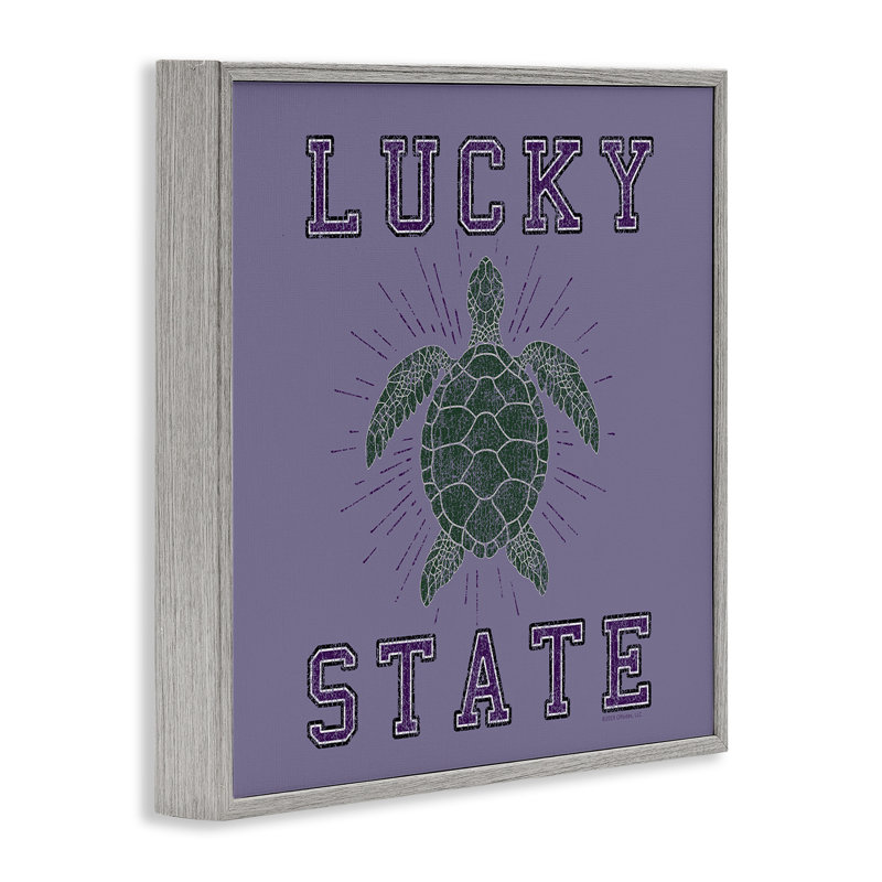 «Lucky Sea Turtle», estampe numérique par Spirit Animals / Life Is High, Estampe numérique Farmhouse, H 12 po x l 12 po