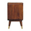Avora Embossed 2 Drawer Chestnut Mykonos