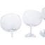 Anvita 0ml Martini Glass Set