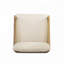 Fauteuil club d'extérieur en polyester enduit de PVC