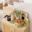 Buffet petite ferme en rotin avec rangement