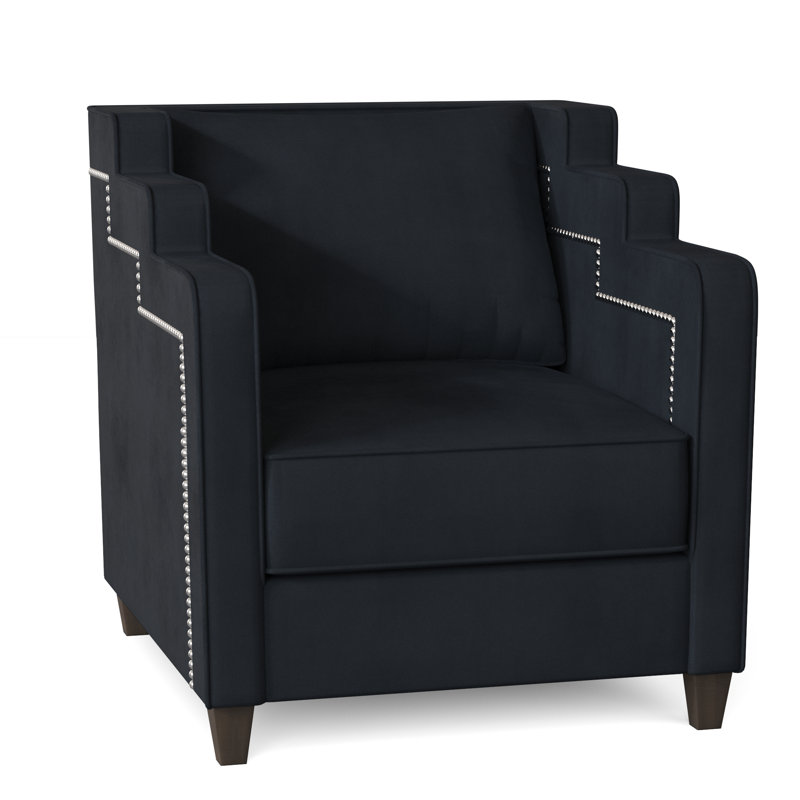Abbey Armchair, Sachi Wheatgrass, Brown Mahogany