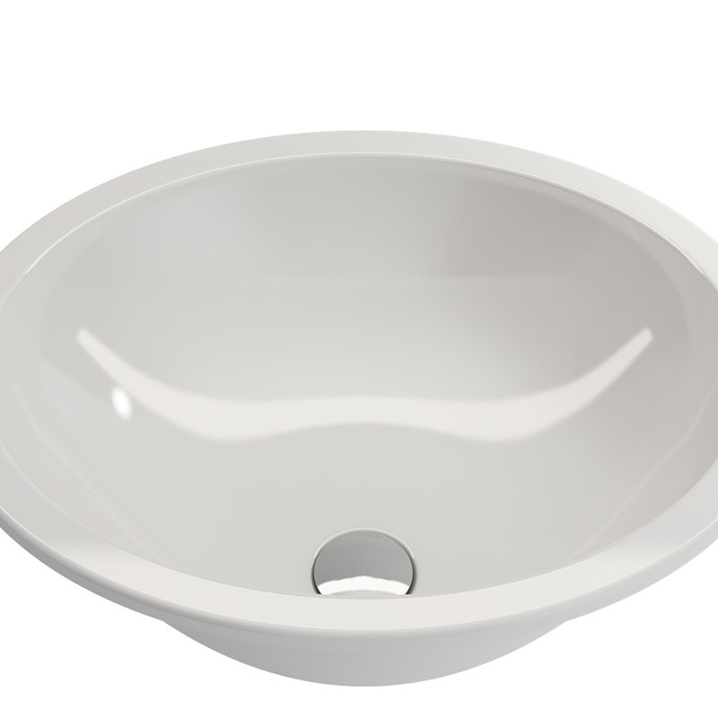 Parma 22.4'' L Bathroom Sink, White