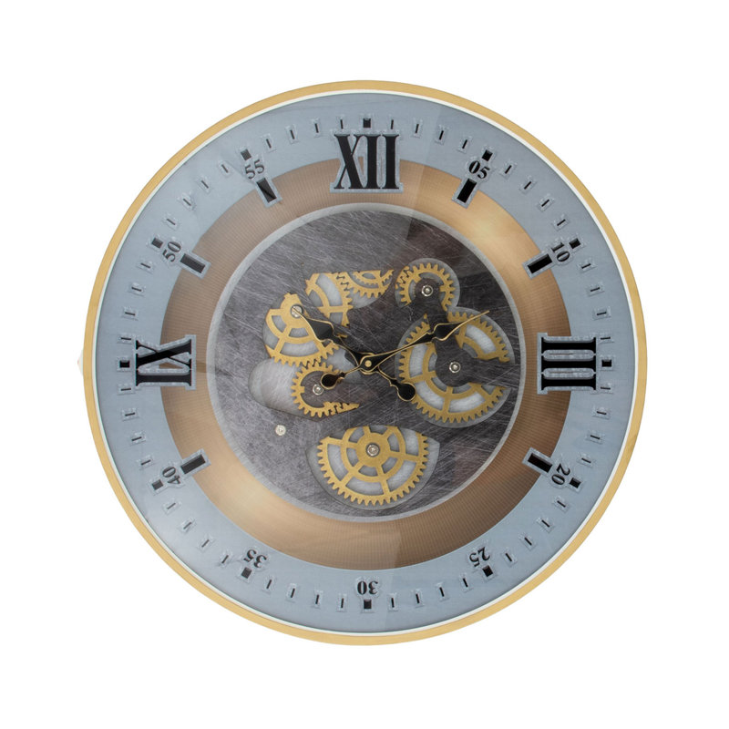 Tiffany Skeleton Wall Clock
