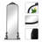 Wrought Iron Carved Rectangle Arched Full-Length Mirror