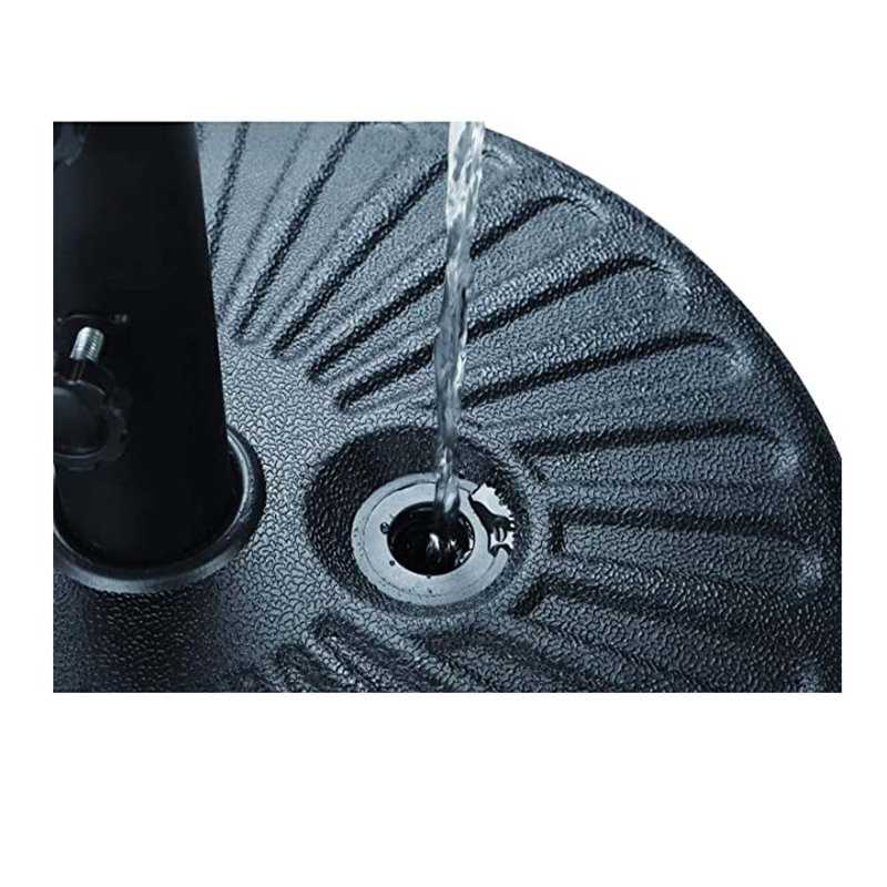 Base de parasol autoportante en plastique