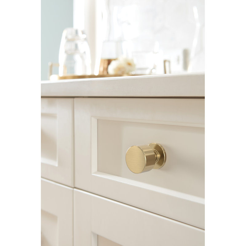 Poignée d'armoire Balon (25 mm) de diamètre, 1 1/8", Champagne doré