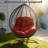 Egg Chair Cushion Replacement, 7.8in Thick Outdoor Hanging Chair Cushion, Waterproof Hammock Swing Cushion-843541772