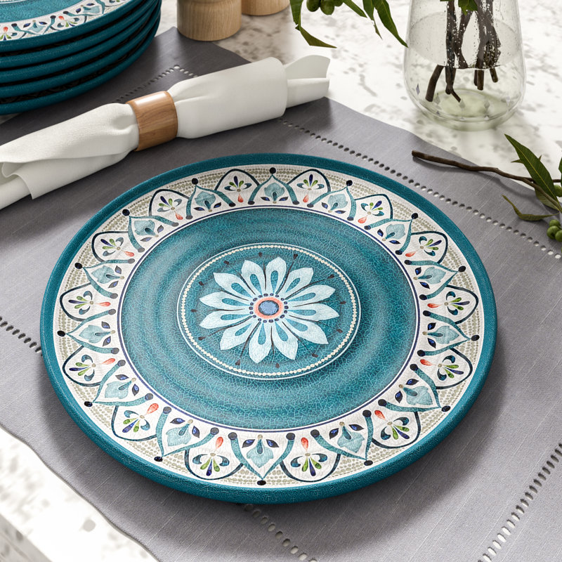 Assiette plate en mélamine 10,5 po Leitch