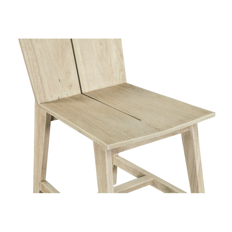 Acadia Dining Chair, Beige Wood