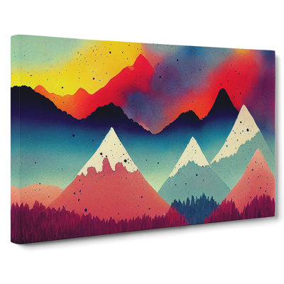 Mountain Splash - Wrapped Canvas