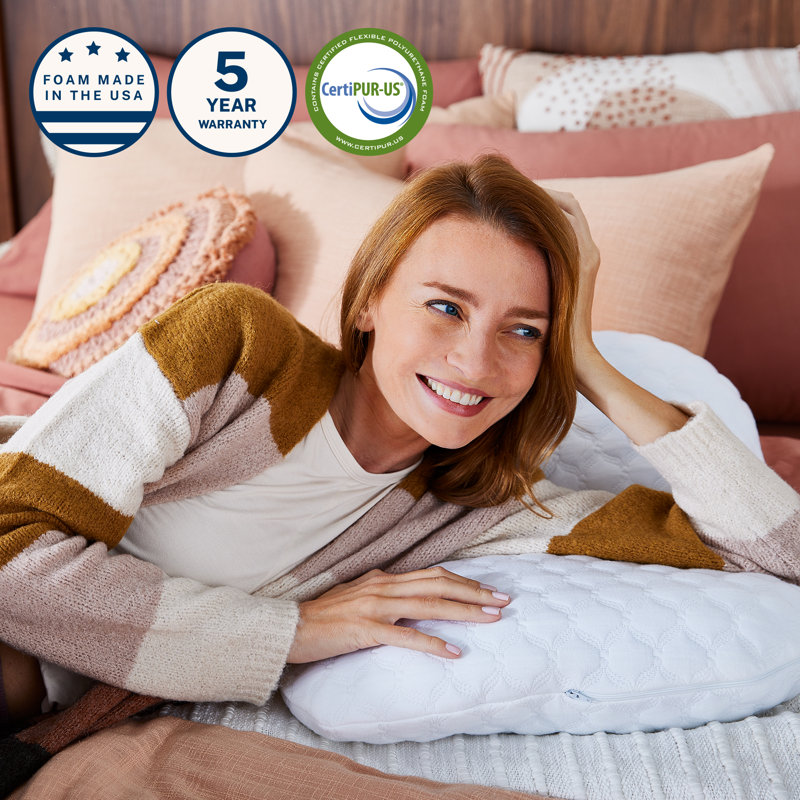 Versacurve Standard Off-White Memory Foam Pillow