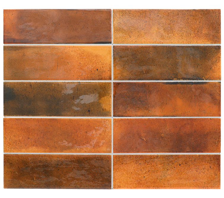 2.58'' W x 7.9'' L Ceramic Subway Singular Tile
